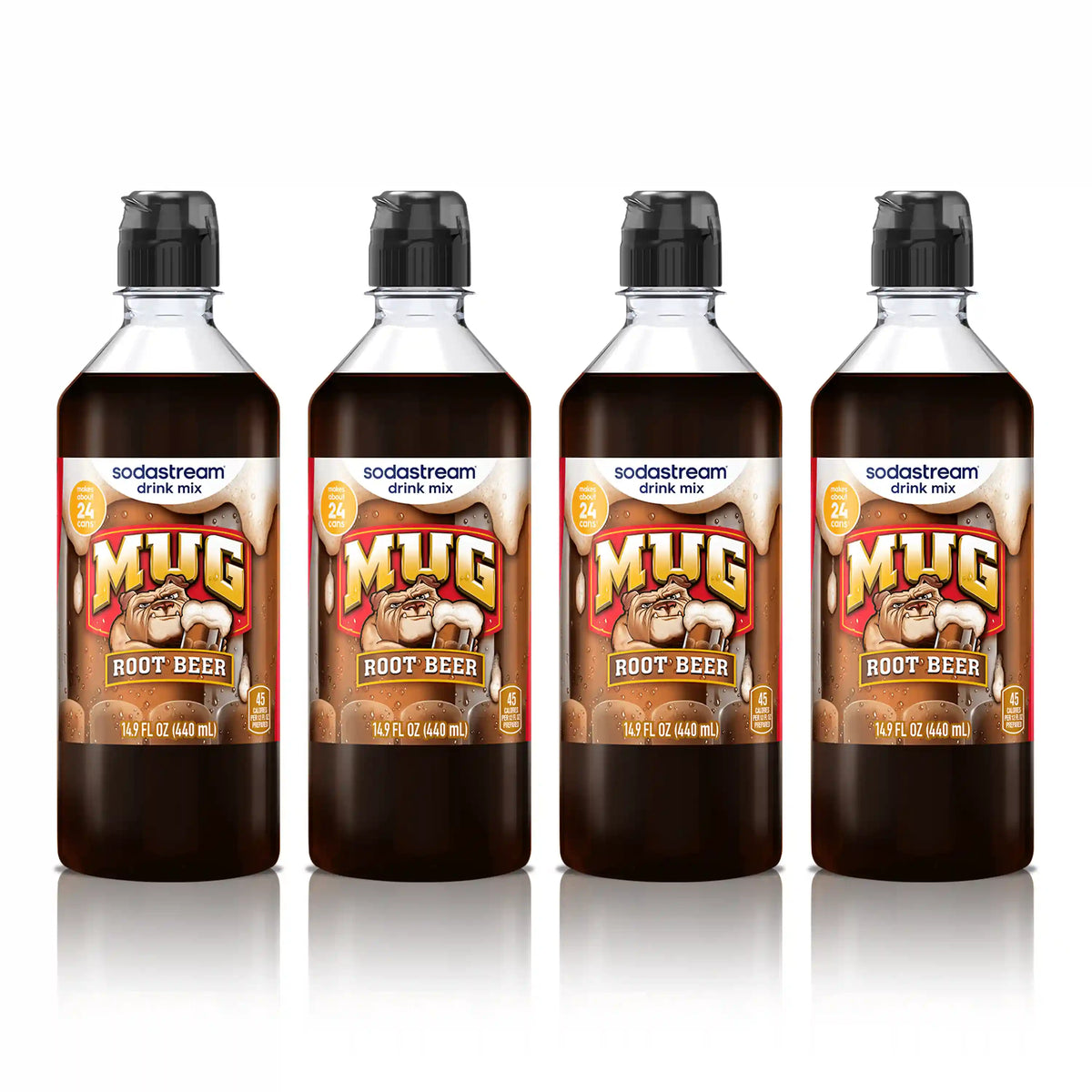 Sodastream MUG® Root Beer Drink Mix 4 Pack 440ml
