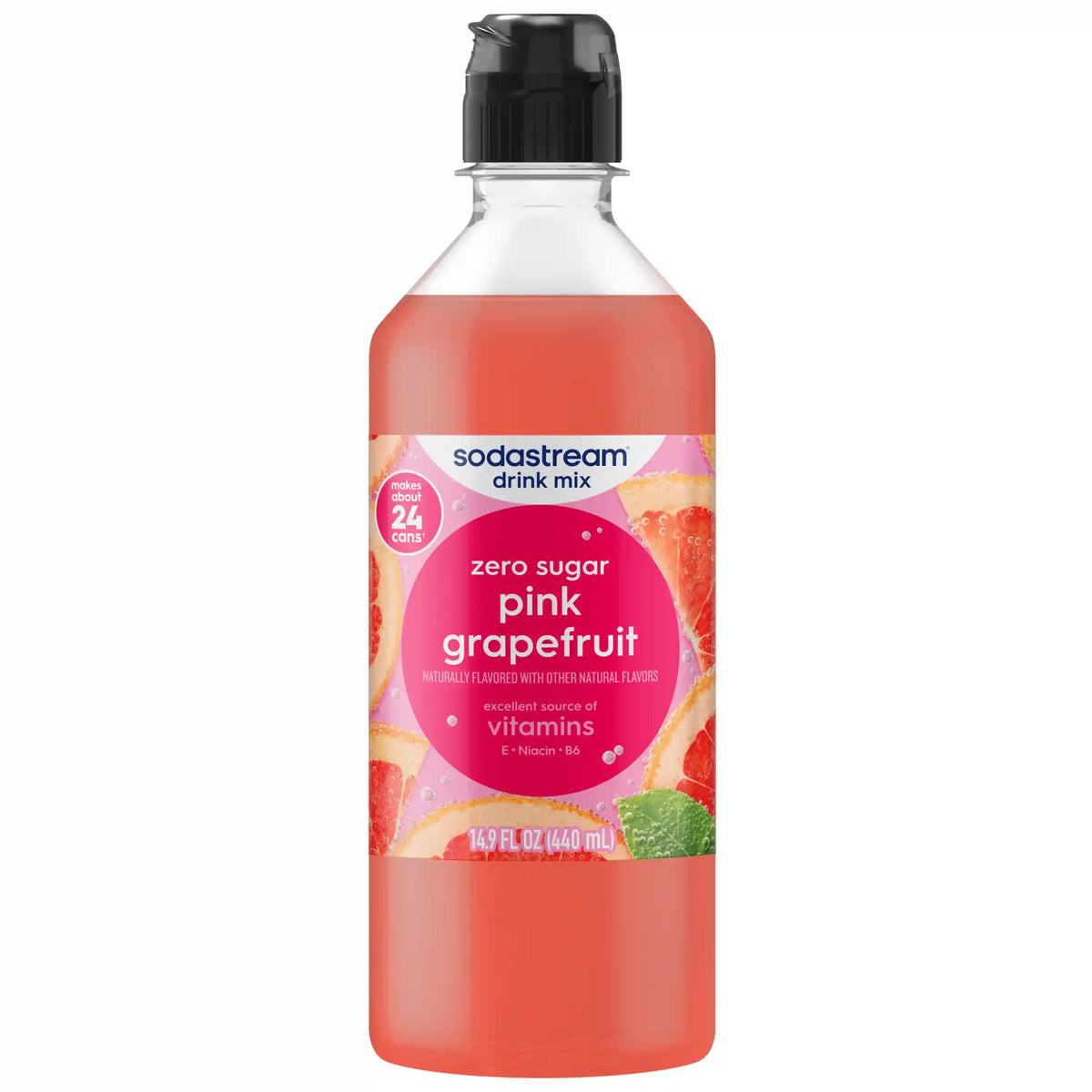 Sodastream Classics® Pink Grapefruit Zero Sugar Drink Mix 440ml