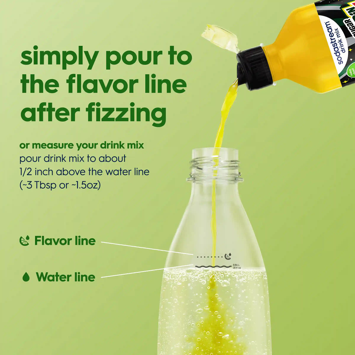 Sodastream MTN DEW Zero Sugar Drink Mix 440ml