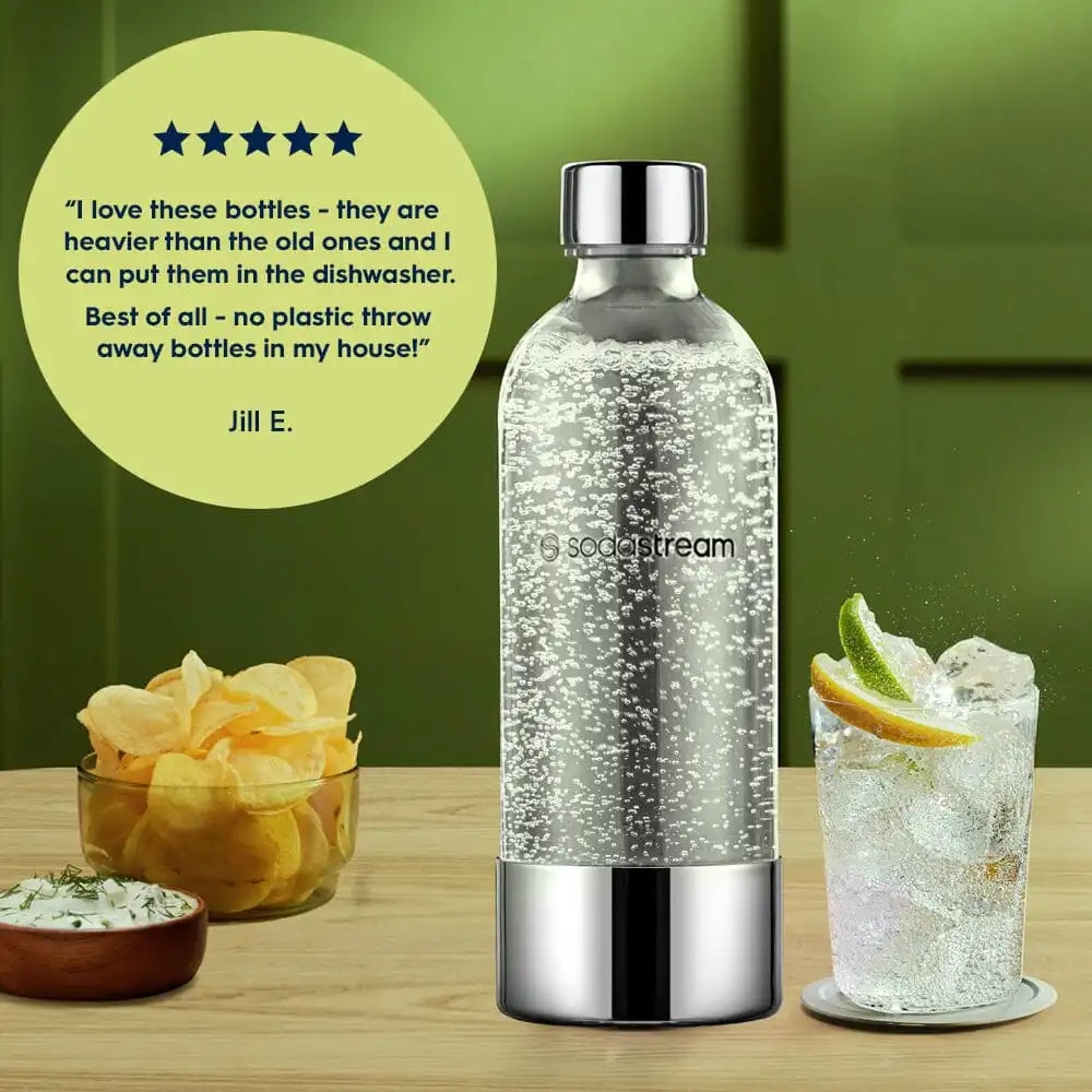 Sodastream ENSO® Stainless Steel Sparkling Water Bottle 33.8 oz