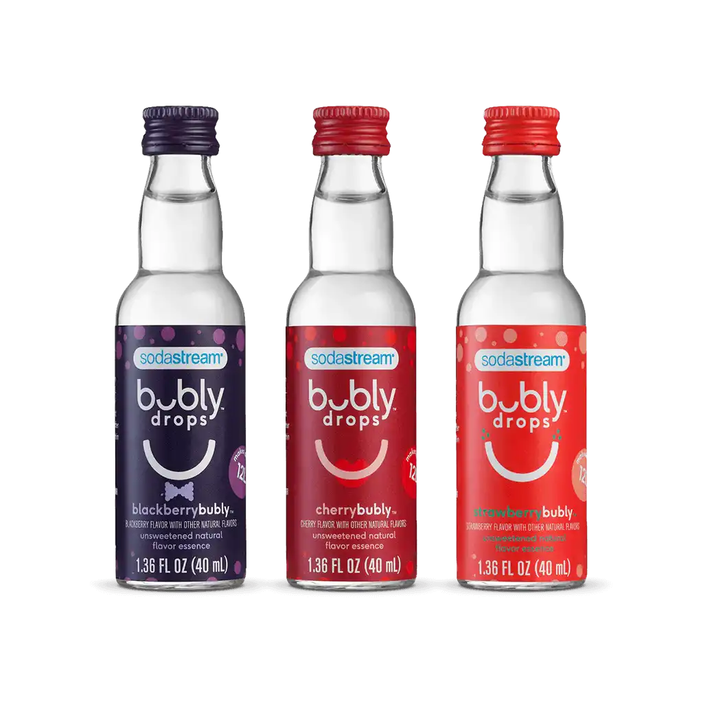 Sodastream bubly drops® Berry Bliss Variety Natural Flavor Essence 3 Pack 40ml - final sale